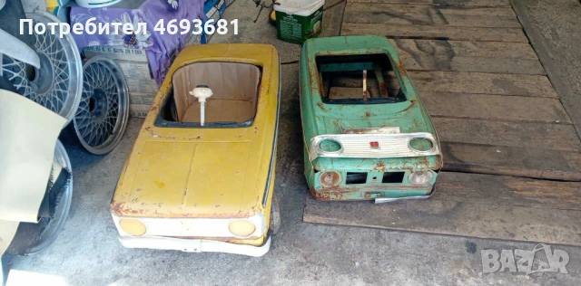 количка с педали Москвич, снимка 2 - Други ценни предмети - 53754257