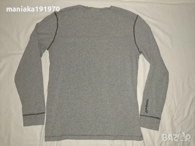 Norrona /29 Cotton Long Sleeve (L) мъжка блуза с дълъг ръкав, снимка 4 - Спортни дрехи, екипи - 47174897