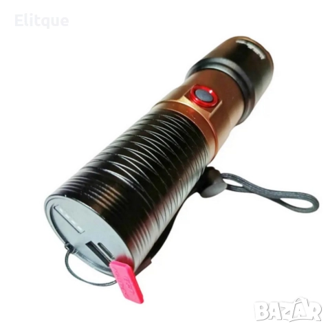 Мощен LED фенер COBA TG – 2000 м обхват, USB Type-C зареждане, Power Bank функция, снимка 8 - Друга електроника - 52819997