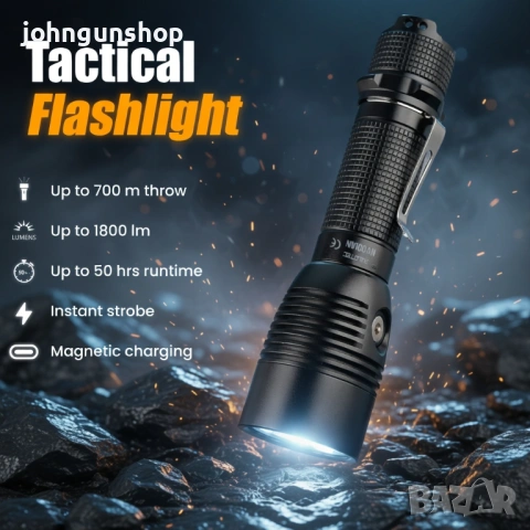 ТАКТИЧЕСКИ ФЕНЕР DULOTEC GUARDIAN/Наличен , снимка 3 - Екипировка - 42848506