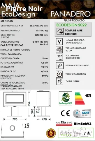 Испанска печка / камина на дърва , снимка 5 - Камини - 48419744