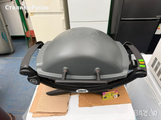 2402 weber барбекю bbq на ток   -цена 244.48 лв или 125 евро   tr6   -използвано / БЕЗ гаранция  - и, снимка 5 - Барбекюта - 53612144