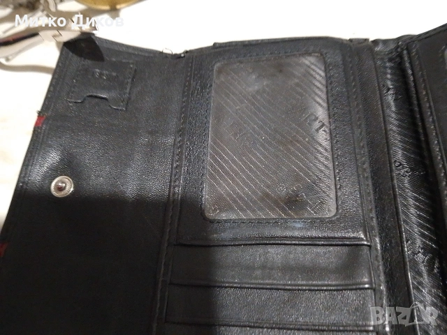 Портмоне Арт с много прегради дамско ест.кожа 155х 95 мм отлично, снимка 6 - Портфейли, портмонета - 53902127