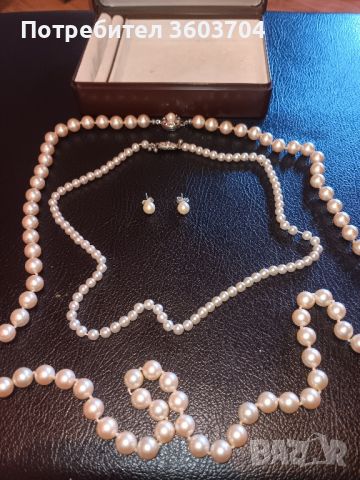 уникален комплект от перли, снимка 5 - Бижутерийни комплекти - 45221304