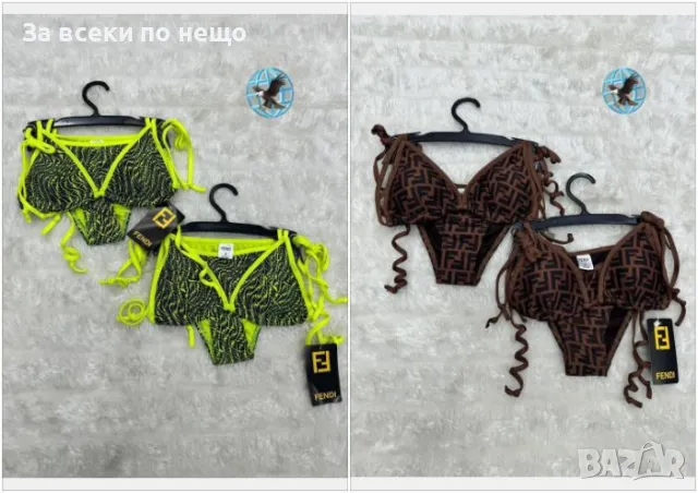 Fendi Дамски Бански С 2 Части👙Дамски Бански С Две Части Фенди - 2 Цвята Код E420, снимка 1