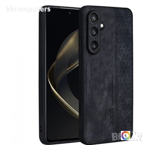 Samsung Galaxy S24 FE 5G AZNS Удароустойчив Кожен Калъф и Протектор