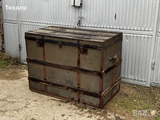 Огромен винтидж сандък august kleeman