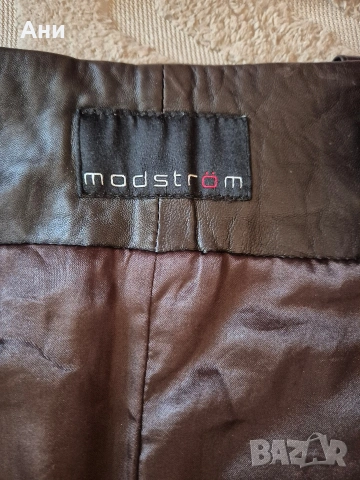 Дамски кожени поли естествена кожа, снимка 3 - Поли - 53705947