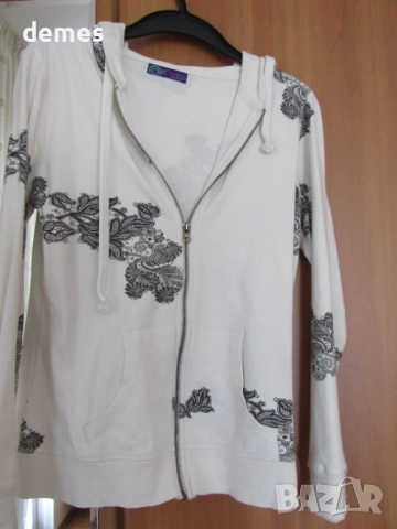 Бял дамски суичър с принт ARIZONA, размер 10/12 М, снимка 11 - Суичъри - 51696203