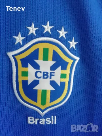 Brazil Nike оригинална футболна тениска фланелка Бразилия размер L, снимка 6 - Тениски - 49697605