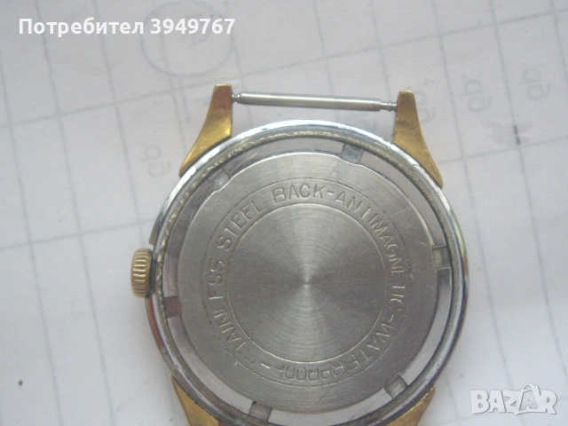 Стар мъжки позлатен часовник., снимка 2 - Мъжки - 53788535