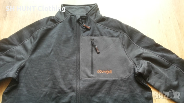 DOVREFJELL BREATHABLE Softshell Fleece Jacket размер L горница дишаща вятърно устойчива - 1496, снимка 3 - Екипировка - 52492702