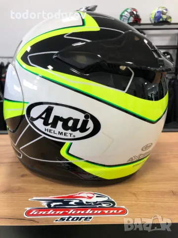 Мото Каска Arai AXCESS-2 размер L 59-60см. тъмен визьор топ цена, снимка 3 - Аксесоари и консумативи - 46958431