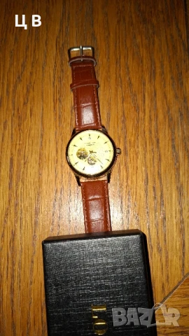 Чисто нов само навиващ се автомат"LONGLUX"-21 jewels, снимка 4 - Мъжки - 51422020