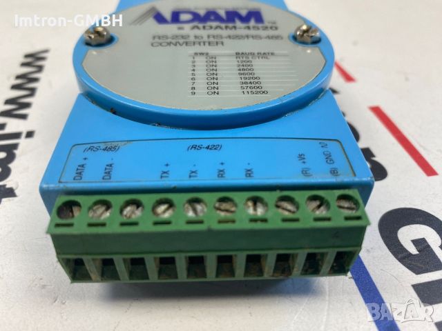 Конвертор  ADAM-4520 - Converter, RS232 - RS422 / RS485, Serial Ports 2, Advantech, снимка 2 - Друга електроника - 46743731