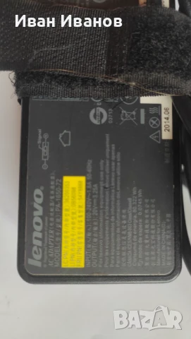 Оригинално зарядно за лаптоп lenovo 65w вата, правоъгълна букса, снимка 6 - Части за лаптопи - 50800313
