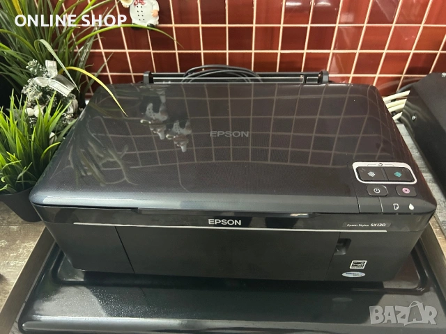 Цветен принтер със скенер Epson Stylus SC130, снимка 7 - Принтери, копири, скенери - 53065347