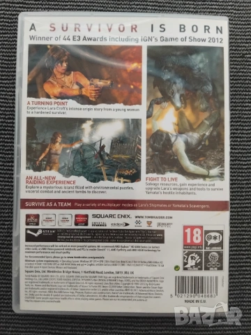 Tomb Raider оригинална компютърна игра / PC Game, снимка 3 - Игри за PC - 53402207