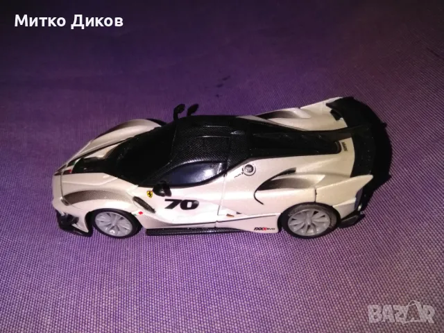 Ferrari FXX-K Evo маркова метална количка на Bburago 1:18 нова, снимка 2 - Колекции - 48310124