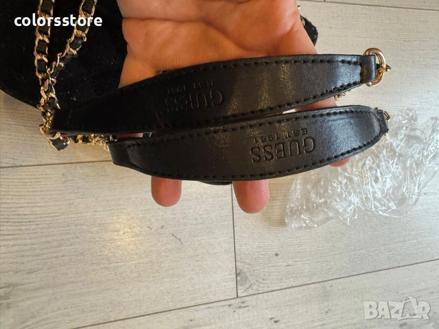 Черна чанта Guess/IM262s, снимка 6 - Чанти - 51079170