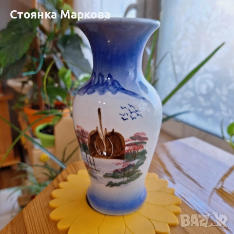 Китайска вазичка-керамика, снимка 2 - Вази - 52389689