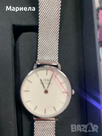 Часовник Daniel Wellington Mesh с аналогов бял циферблат-Dw00100305, снимка 7 - Дамски - 47060819