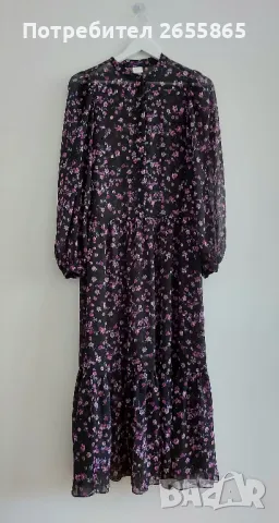 Дълга рокля на цветя, снимка 1