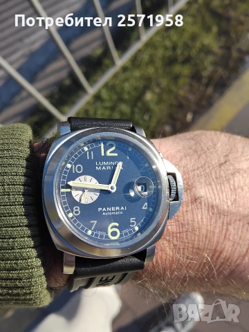 Panerai luminor Marina Anthracite Dial, снимка 2 - Мъжки - 53808741
