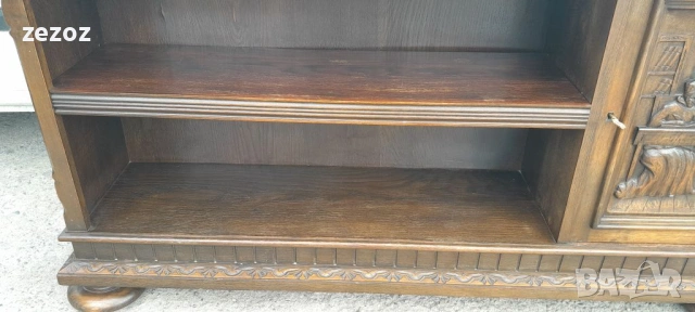 Библиотека масив дърворезба №113, снимка 4 - Секции и витрини - 54104623