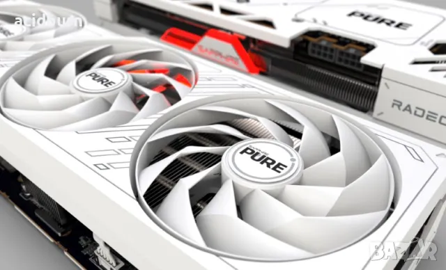 Чисто нова Видео карта SAPPHIRE RX 7800 XT PURE White 16G GDDR6, снимка 3 - Видеокарти - 48655940