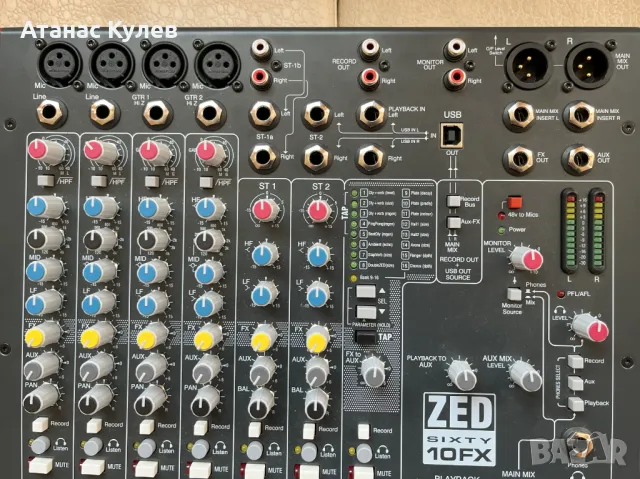 Миксер Allen & Heath ZED60-10F пулт, смесител, снимка 2 - Други - 48227467