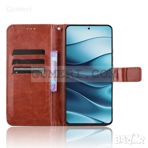 Xiaomi Redmi Note 14 5G Тефтер "Wallet", снимка 5 - Калъфи, кейсове - 49221776