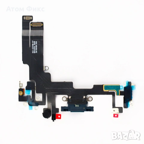 Лентов кабел за APPLE iPhone 14 с черен конектор зареждане, микрофон Original, снимка 2 - Резервни части за телефони - 53669404