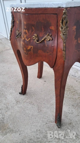 Шкаф ретро "Bombe" с мрамор, снимка 6 - Шкафове - 54064089