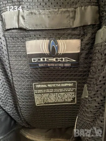Mото яке RICHA размер M естествена кожа мъжко като ново, снимка 4 - Якета - 49767774