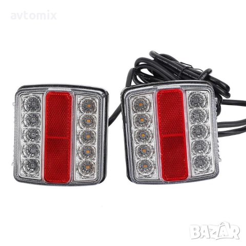 LED стопове за ремаркета и колесари, 12 V, пет функции, с магнит, снимка 5 - Аксесоари и консумативи - 52454061