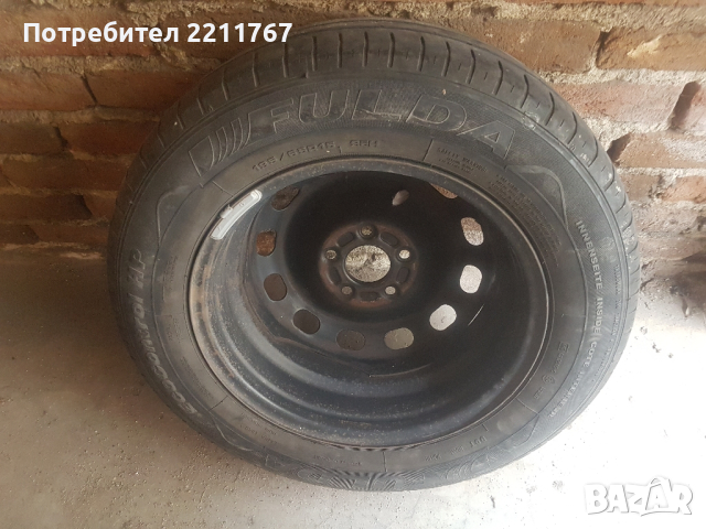 Желязна джанта с гума за Форд Фокус , снимка 2 - Гуми и джанти - 44958440