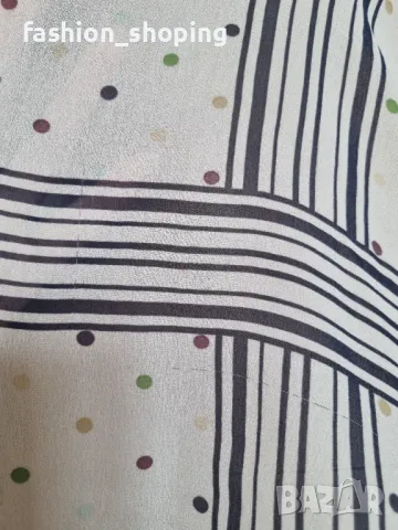  Риза с десен точки Massimo Dutti, размер 40, снимка 13 - Ризи - 50052344