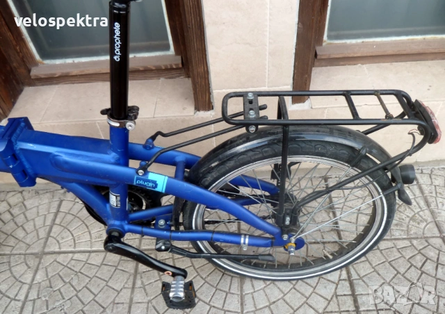 Електрически ПРОФАЙТ сгъваем "пони" !  20 цола !, снимка 6 - Велосипеди - 54238363