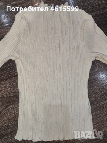 бяла блузка, снимка 4 - Блузи с дълъг ръкав и пуловери - 53878523