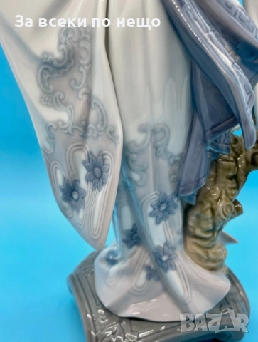 Lladro Spain  Japanese Geisha “Teruko” w/ Folded Parasol  “Гейшата” Код P1697, снимка 11 - Декорация за дома - 52960364