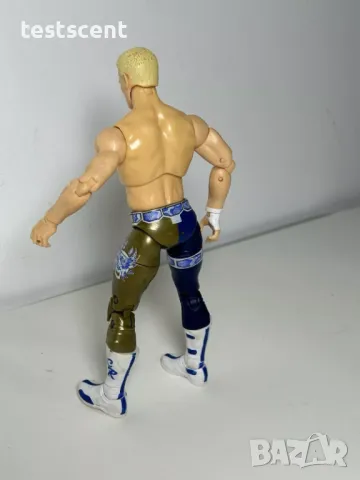 Екшън фигура AEW Cody Rhodes The American Nightmare Коуди Роудс Jazwares WWE figure играчка BlueGold, снимка 2 - Колекции - 48545734