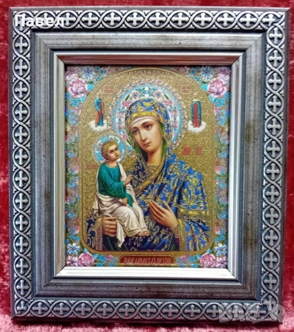 Икона Иисус Христос / Богородица / Свети Георги Победоносец / Възкресение Христово , снимка 10 - Икони - 31134433