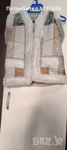 Дамски и детски елек естествена кожа, снимка 3 - Елеци - 52310613