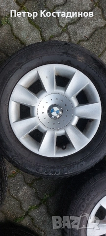 Оригинални алуминиеви джанти за BMW 15” 5x120, снимка 4 - Гуми и джанти - 53159419