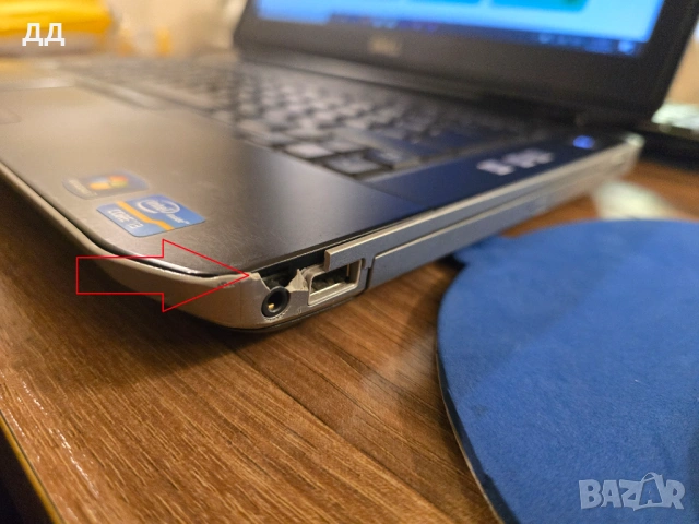 Батерията му държи много!  - Лаптоп Dell  4GB RAM, 240GB HDD, Intel core i3, DVD RW, снимка 12 - Лаптопи за дома - 54175650