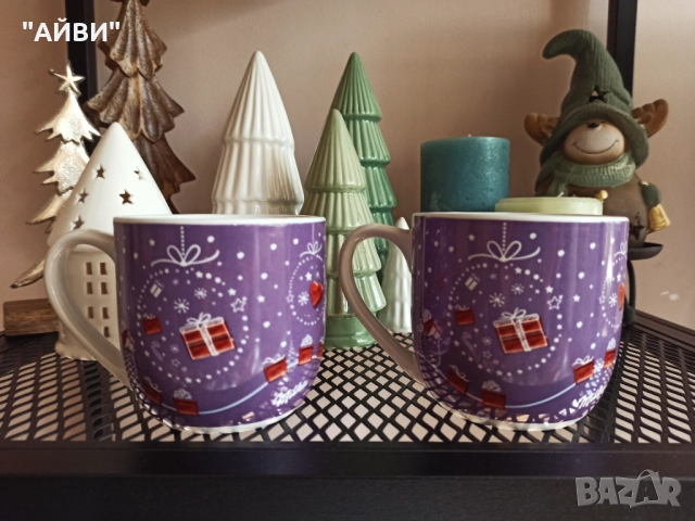 Коледни чаши milka, снимка 4 - Чаши - 52617719