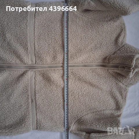 дамско горнище от мъхеста материя с цип., снимка 7 - Блузи с дълъг ръкав и пуловери - 51491102