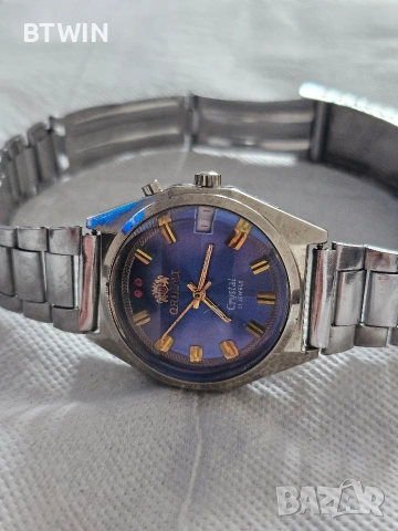 Винтидж японски часовник ORIENT – механичен, 21 Jewels !, снимка 5 - Мъжки - 53536078