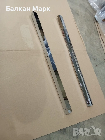 Комплект 2 бр. Луксозни Дръжки за Шкаф (600 мм) – Хром Гланц